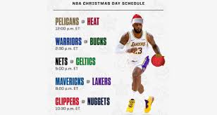 Here is a complete schedule to watch nba games during the 2020 season restart, including tipoff times and tv channels for the national broadcasts. Nba Christmas Day Games Will Include Mavericks Lakers And Nets Celtics