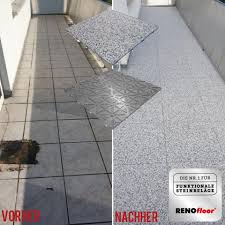 Renofloor Steinteppiche Steinterrasse Natursteinteppich Bodenbelag Balkon