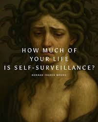 How much of your life is self-surveillance? Not because you're confused or  anxious, but because your instincts were severed before you even had words  for them. You learned to monitor yourself from