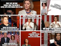 Nancy Pelosi Memes What She Says And You Ll Be Ripping Up Your Boarding Pass Afterwards