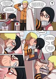Naruto y Sarada xxx: Abusando de los poderes de ser Hokage - Vercomicsporno