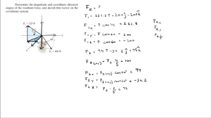 Find The Resultant Force And Its Direction Angles Youtube