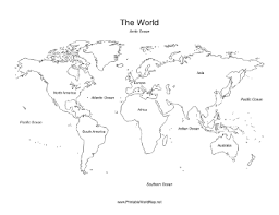 Pin By Kathy Martin On Travel World Map Printable Continents And Oceans World Map Continents
