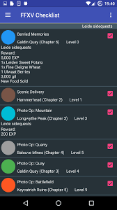 Checklist For Ffxv For Android Apk Download Ulwaat berries are an ingredient. apkpure com