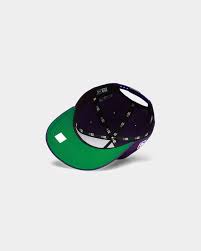 New Era Los Angeles Lakers Script Old Golfer Snapback Purple Culture Kings
