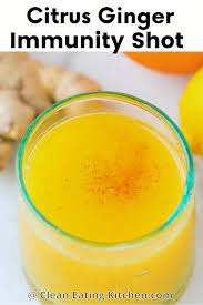 Citrus Ginger Immunity Shot Video Recipe Video In 2021 Healthy Drinks Healthy Drinks Smoothies Ginger Shot Recipe