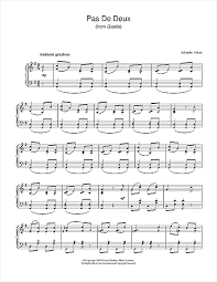 Adolphe Adam Pas De Deux From Giselle Sheet Music Pdf Notes Chords Classical Score Piano Solo Download Printable Sku 35213