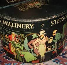 Vintage Pictorial Stetson Millinery Hat Box My Collection Vintage Hat Boxes Vintage Pictorial Hats Vintage