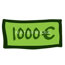 Schulmaterial der schein trugt dok. 1000 Schein Eintausend Euro Schein Mousepad Spreadshirt