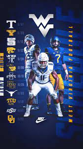 West Virginia College Sports Graphics College Sports Poster Sports Design Inspiration