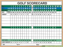 How To Read A Golf Scorecard 10 Steps With Pictures Wikihow Golf Scorecard Golf Score Golf
