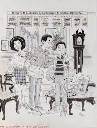 Fall of an american icon. Angelo Torress Original Artwork For Mad Magazine 255 Complete 4 Page The Cosby Show Parody