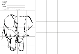 Have you ever wanted to turn your favorite sketches or artworks into larger paintings or murals? Found On Bing From Www Pinterest Com Grid Drawing Grid Drawing Worksheet Art Handouts