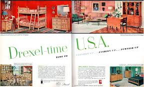 Drexel 1954 New Today S Living Milo Baughman Circle D Living Magazine Oct 1954 Drexel Drexel Furniture New Today