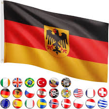 Unsere deutschland mit adler flaggen werden aus reißfestem polyester produziert. Flagmaster Fahne Deutschland Adler Flagge Flaggen Fahnenmast Und Flaggen Garten Maxstore De