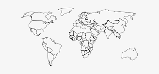 A world map for students: Banner Transparent Download Blank Background Clip Art Printable Blank World Map Countries 600x304 Png Download Pngkit