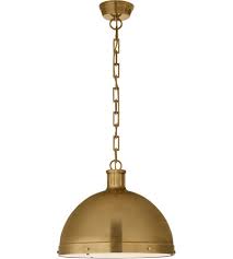 Thomas O Brien Hicks 2 Light 16 Inch Hand Rubbed Antique Brass Pendant Ceiling Light Extra Large In 2020 Ceiling Pendant Lights Ceiling Lights Visual Comfort Lighting