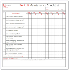 Department of fire and emergency services www.dfes.wa.gov.au. Forklift Checklist Template Pdf Vincegray2014