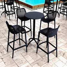 Outdoor bar stools bring comfortable and stylish seating to your outdoor bar, bistro table or outdoor kitchen counter. Althoff Plastic Bar Table Round Bar Table Bar Table Outdoor Bar Table