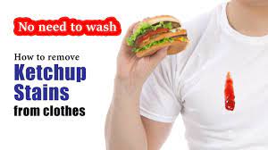Mar 12, 2021 · before you begin scrape off the solids. How To Remove Ketchup Stains From Clothes Instant Cleaning No Need To Wash Youtube