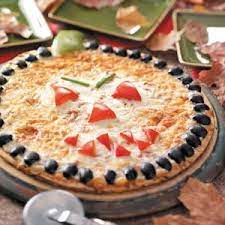 Halloween Pizza Recipe Halloween Pizza Holiday Recipes Halloween Food Dinner