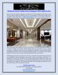 Singapore interior proffers you comprehensive designs with dazzling interiors for their erudite clients. Finding An Interior Design Firm In Singapore That S Right For You By Topos Design Studio Issuu