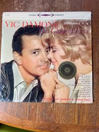 2 Vic Damone LP's This Game Of Love & Angela Mia Vinyl 1959 1958 VG