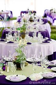 Wedding Tables Green And Purple Wedding Table Linens Napkins Wedding Table Wedding Table Centerpieces Purple