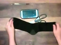 Carrying a phone while running is necessary for nearly all runners. Diy Phone Arm Band Youtube