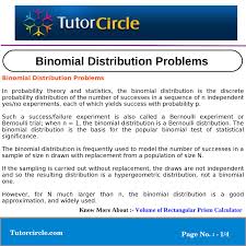 Binomial Distribution Problems By Amit Kumar Issuu