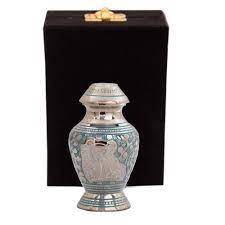 Baby Boy Urn Blue Teddy Ash Urn For Cremation Ashes Keepsakes