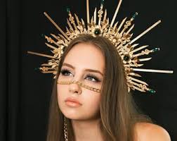 Couronne de méduse • Coiffe florale de serpent • Costume burlesque  d'Halloween