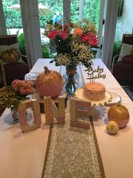 Birthday Party Ideas For 2 Year Old Boy In November Pink And Gold Painted Pumpkins For Girls First Birthday Party In November First Birthday Party Themes Kids Themed Birthday Parties Pumpkin Birthday Parties