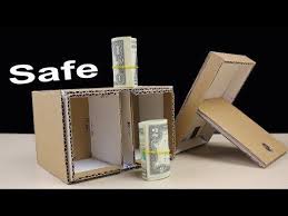 How To Make A Cardboard Safe With Combination Lock How To Make A Safe Locker Box With 8x Security Password Locker Youtube Cardboard Crafts Diy Diy Lock Diy Cardboard