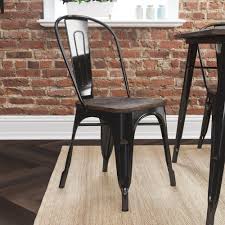 You can read real customer reviews for this or any other dining chairs and even ask questions and get answers from us or straight from the brand. Better Homes And Gardens Aidan Metal Dining Chair With Wood Seat Set Of 2 Multiple Colors Ad Metal Affilia Metal Dining Chairs Dining Chairs Metal Chairs