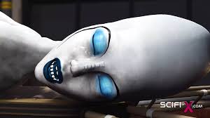 Futa Sex Robot Plays with a Female Alien in the Sci-fi Lab: Shemale Cartoon  Cartoon Porn