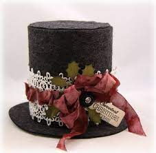 Stamp Talk With Tosh Top Hat Gift Box Tutorial Steampunk Christmas Christmas Tops Christmas Paper Crafts