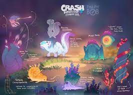 Artstation Crash Bandicoot 4 Alien Menagerie Nicholas Kole Bandicoot Crash Bandicoot Game Concept Art