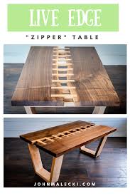 Live Edge Table With A Zipper River Live Edge Table Live Edge Table Legs Live Edge Table Tops