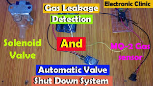 Led light to indicate the working and alarm status. Gas Leakage Detection And Automatic Valve Shut Down Using Arduino Solenoid Valve Gas Sensor Mq 2 Youtube