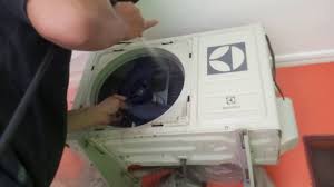 How To Clean Condenser Easily Clean An Ac Condenser Coil Cara Membersihkan Ac Youtube