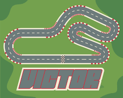 A race track (racetrack, racing track or racing circuit) is a facility built for racing of vehicles, athletes, or animals (e.g. Personalized Racing Track Kids Vinyl Rug With Tenstickers