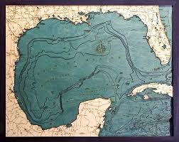 Bathymetric Map Gulf Of Mexico