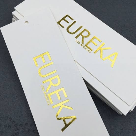 Foiled Swing Tag Printing UK | Gold & Silver Foil | Free Delivery