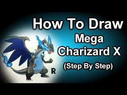 Mega charizard x coloring page at getdrawings free download. How To Draw Mega Charizard X Step By Step Youtube
