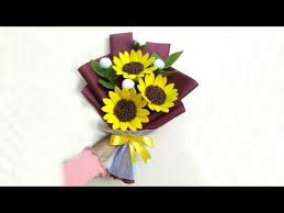 Harga bibit bunga matahari terkini. Detail Gambar Wrapping Felt Sun Flowers Bouquet Membungkus Buket Bunga Mat