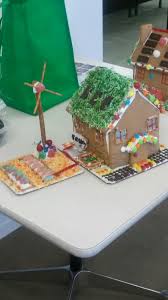 Making Gingerbread Houses With Middle Highschool Students During Christmas Vacation At The Library Teac Sustainable Garden Gingerbread House Grey Water System