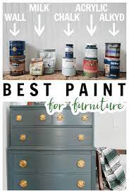 So i made my own chalk paint! Best Type Of Paint For Furniture Refresh Living