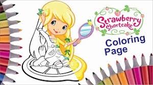 Bake 1 hour, then turn off the oven and let the meringues stand. How To Color Lemon Meringue Strawberry Shortcake Coloring Page For Girl Art For Kids Youtube