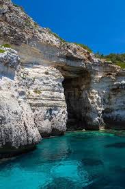 Pirate Coast Cliff Cave At Menorca Island Spain Spanyolorszag Termeszet Barlang